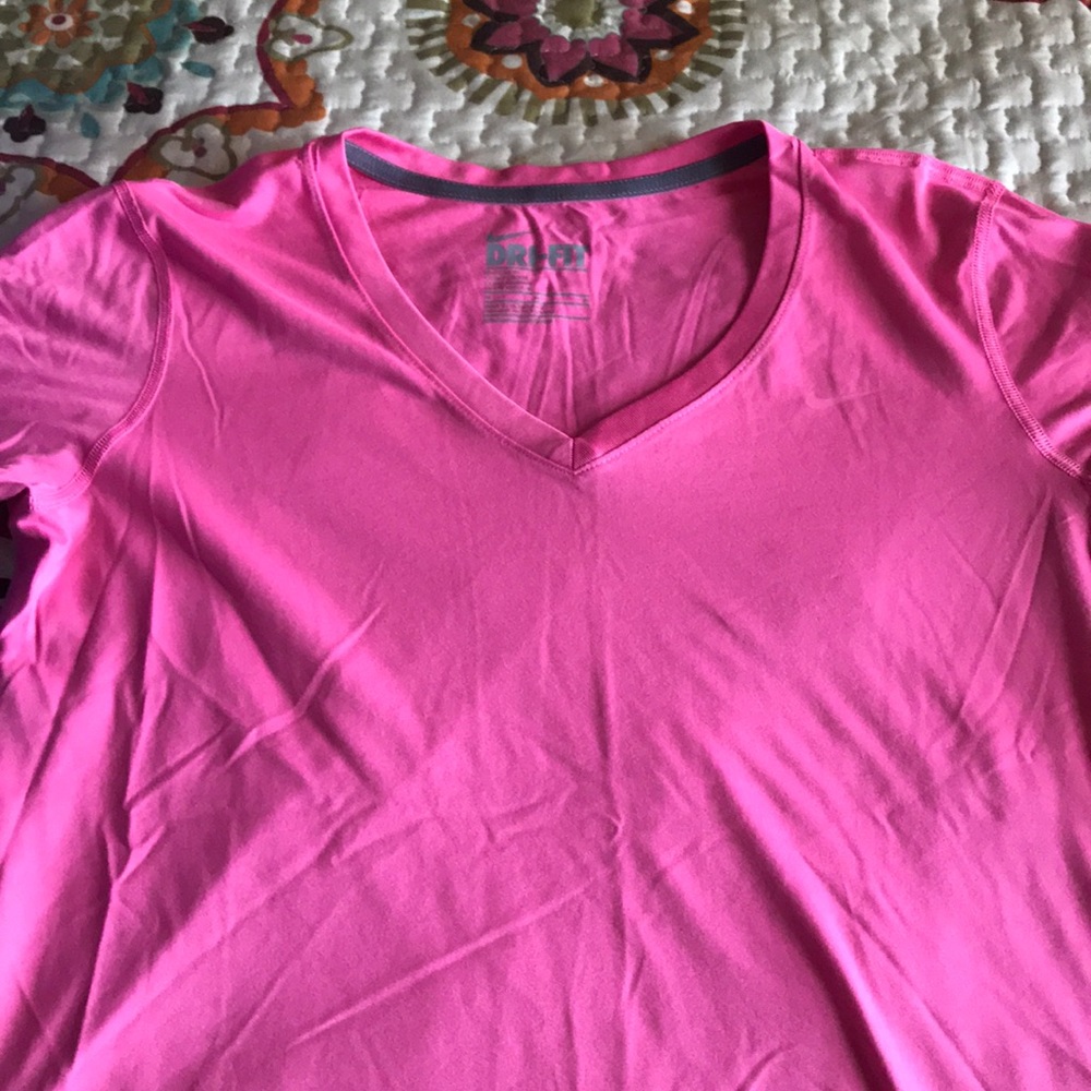 Like new Nike pink shirt